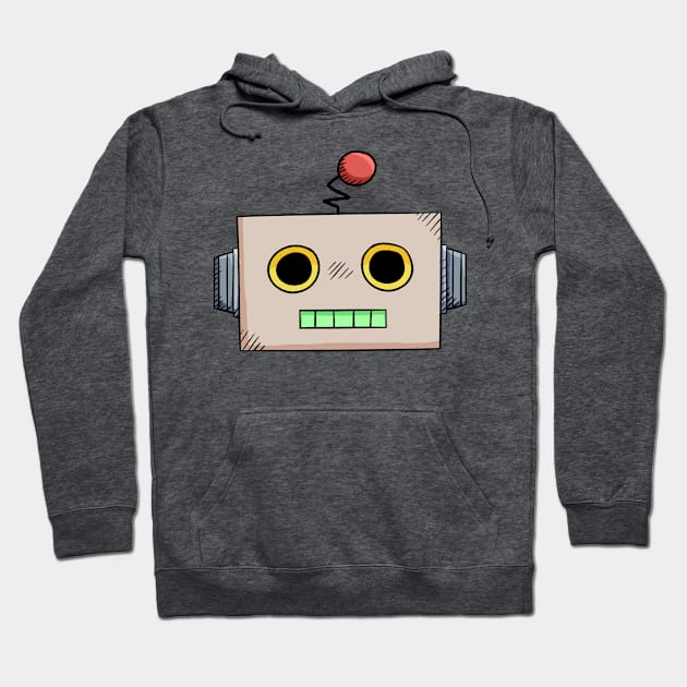 Cardboard robot Hoodie by KammyBale